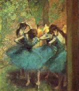 Edgar Degas Dancers in Blue oil painting picture wholesale